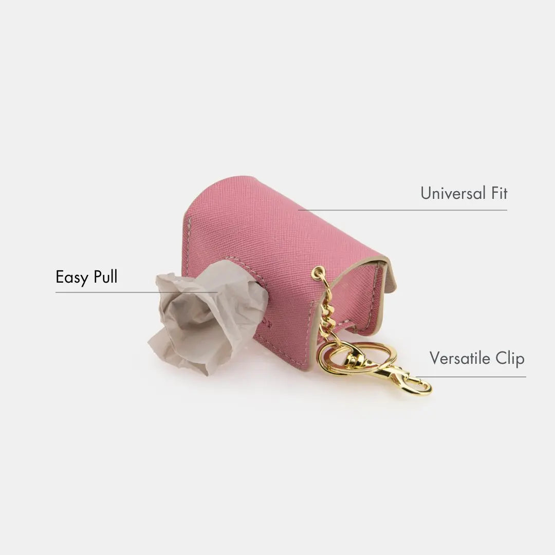 Waste Bag Holder - Vegan Leather - Bag Dispenser Nina Woof