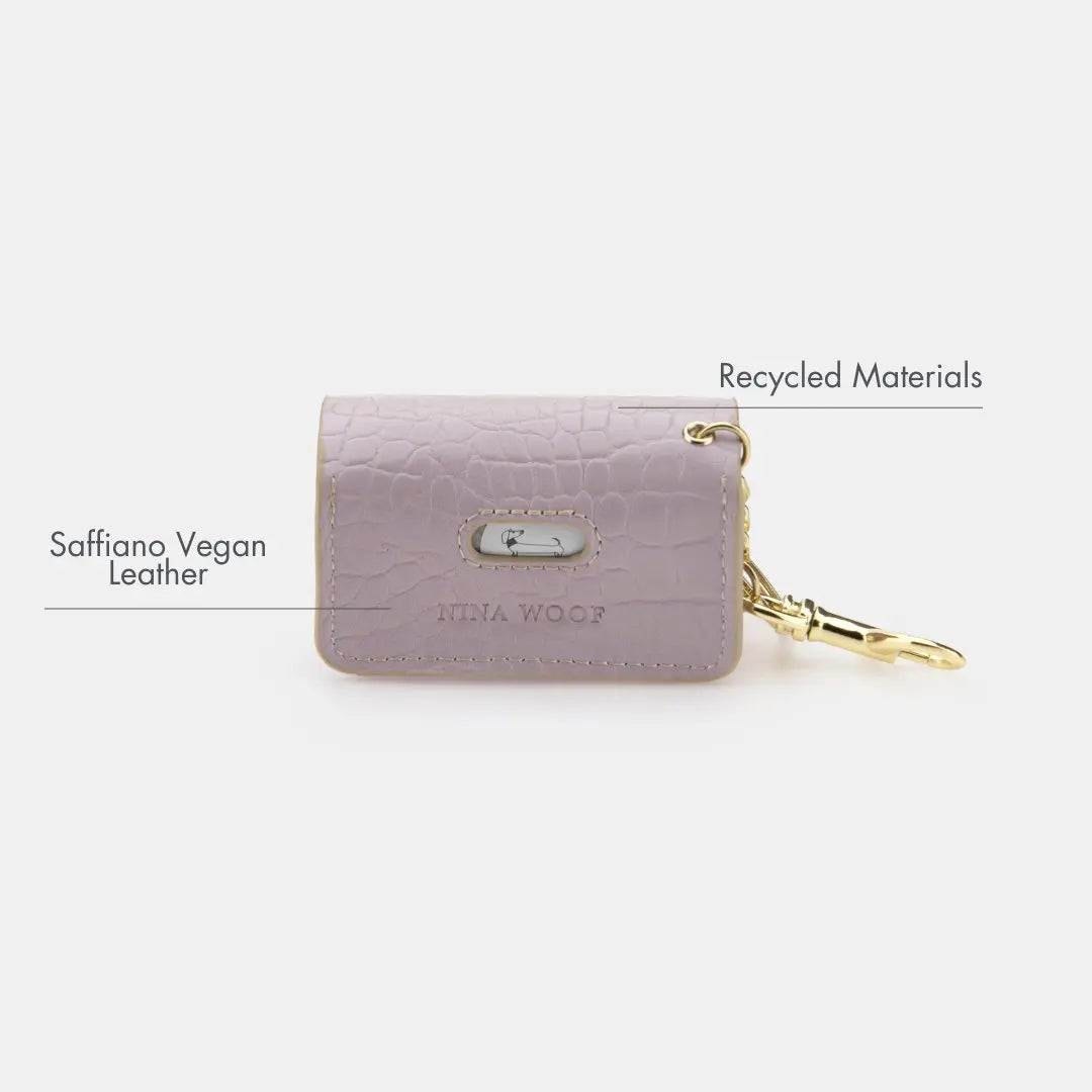 Waste Bag Holder - Vegan Leather - Bag Dispenser Nina Woof