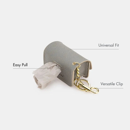 Waste Bag Holder - Vegan Leather - Bag Dispenser Nina Woof