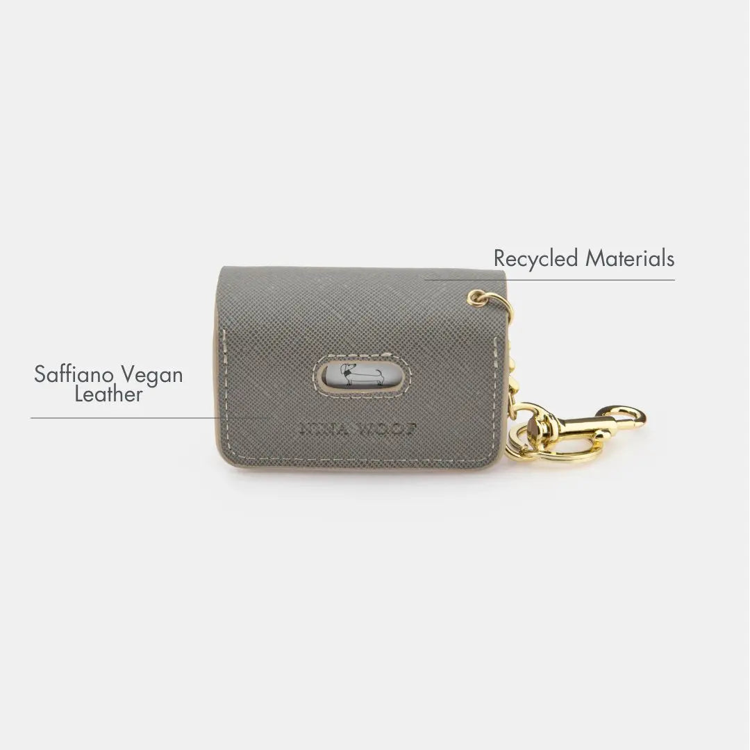 Waste Bag Holder - Vegan Leather - Bag Dispenser Nina Woof