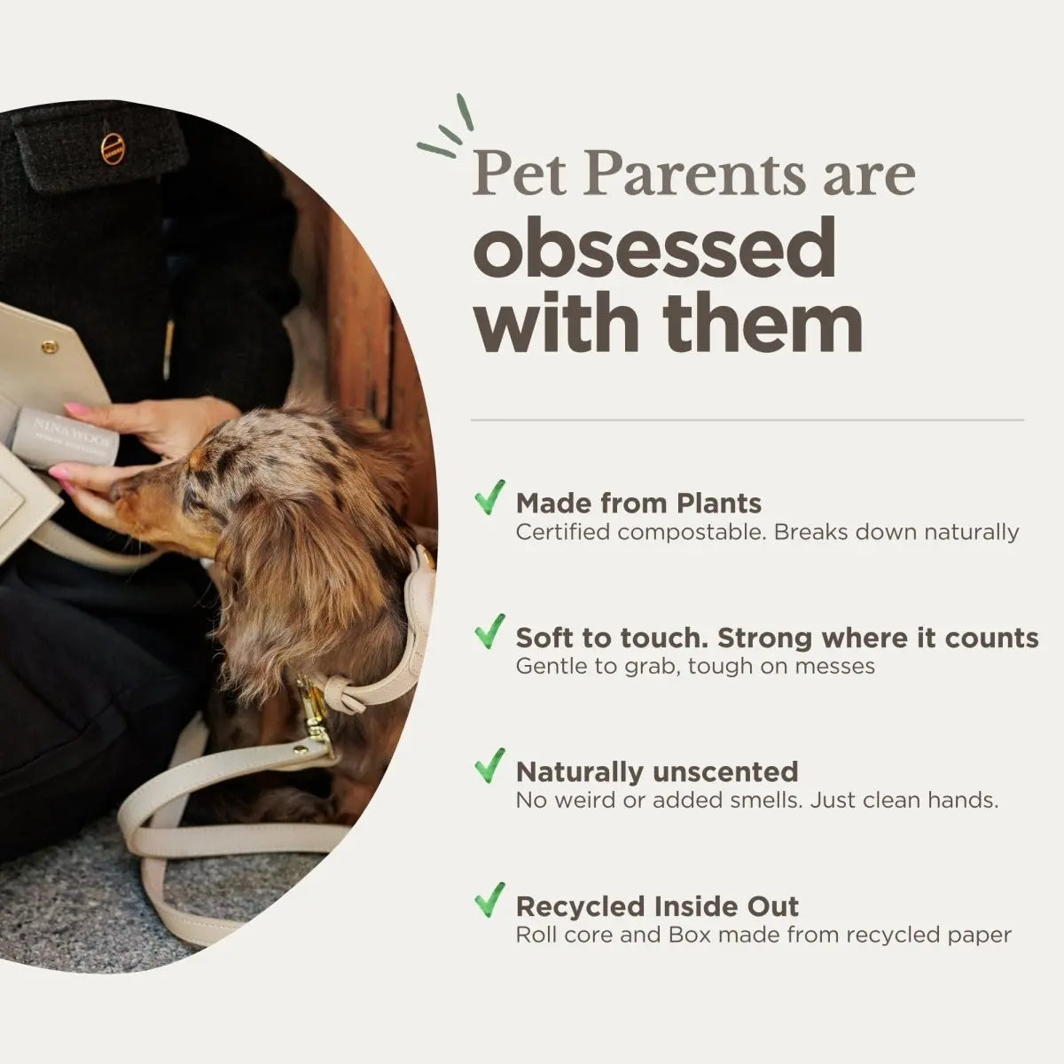 Waste Bags - Biodegradable and Compostable Nina Woof