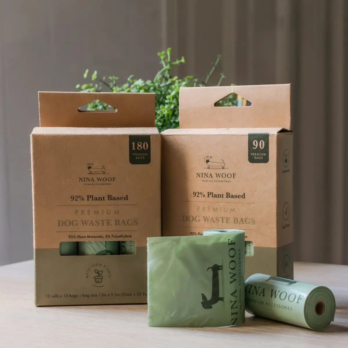 Waste Bags - Plant Based Nina Woof