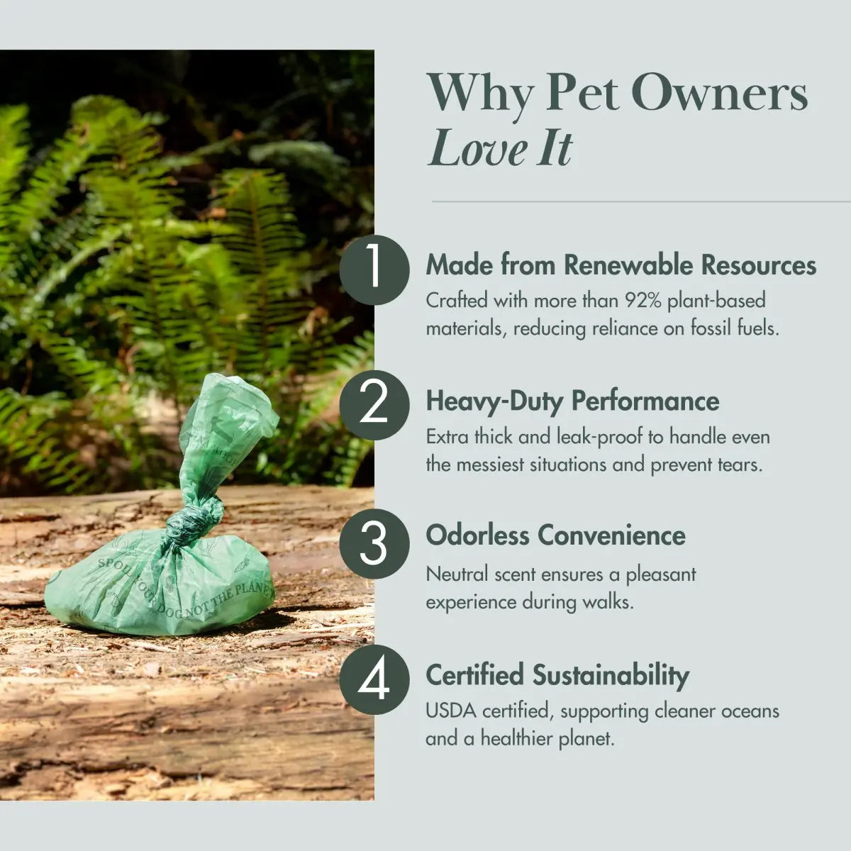 Waste Bags - Plant Based Nina Woof